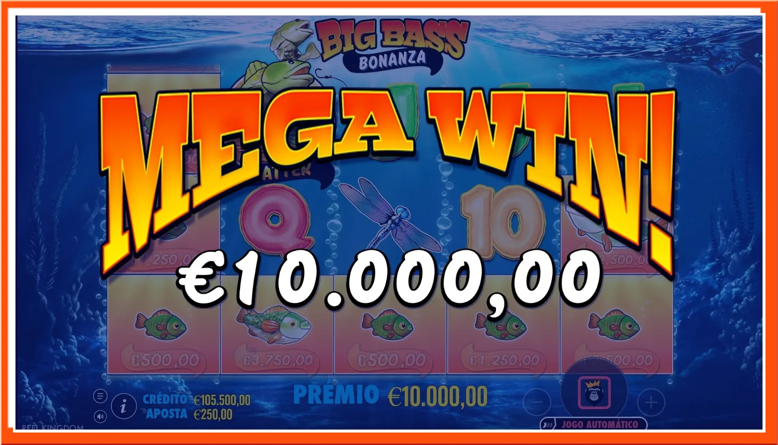 Big Bass Bonanza mega big win